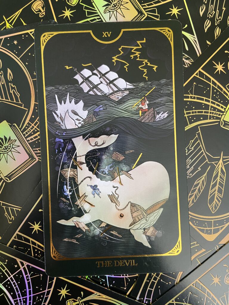 The Devil from the Literary Tarot