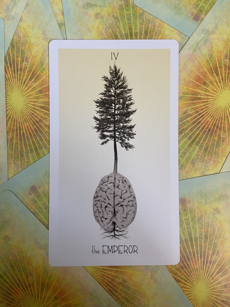 The Emperor from the WayHome Tarot