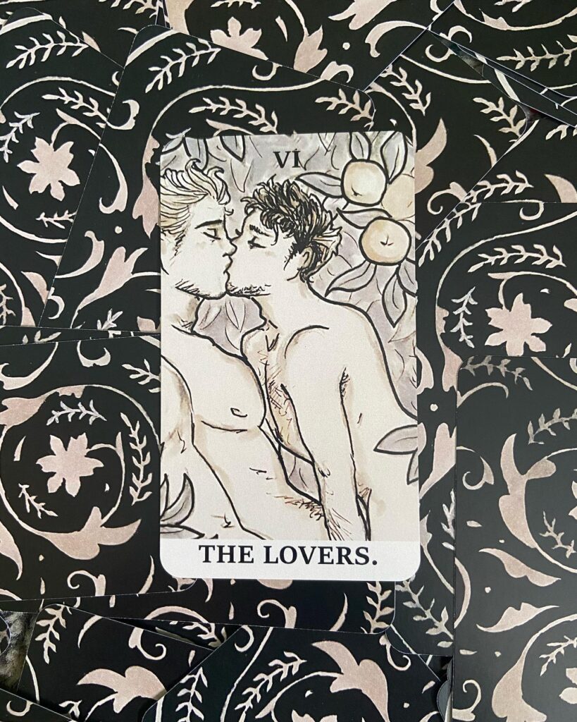 The Lovers from the Ink Witch Tarot