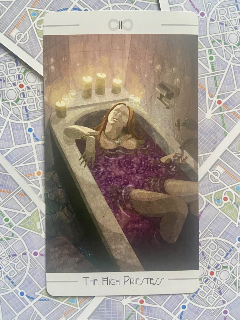 The High Priestess from the Urban Tarot
